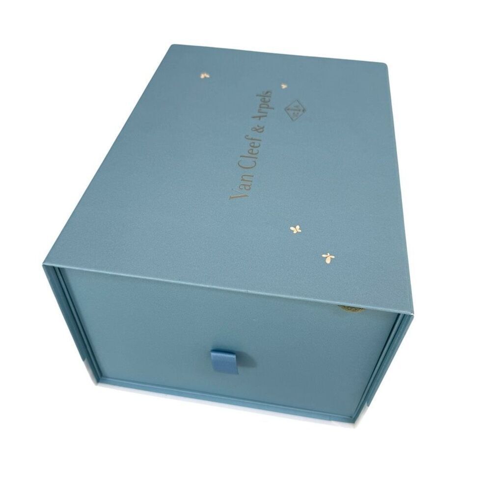 Authentic Van Cleef & Arpels Holiday Drawer Gift Box w/ Mini Gift Bag 11x8x6 - Picture 2 of 9